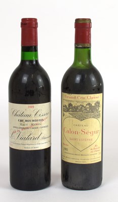 Lot 4201 - RED WINE; a single bottle Château Calon-Segur...