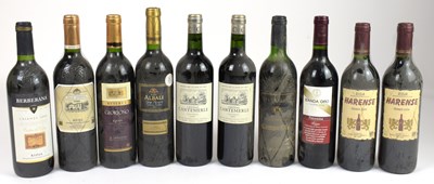 Lot 4271 - RED WINE; ten bottles of mixed red wine,...