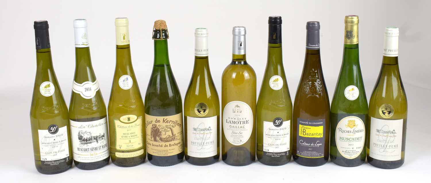 Lot 4272 - WHITE WINE; ten bottles of mixed white wine...