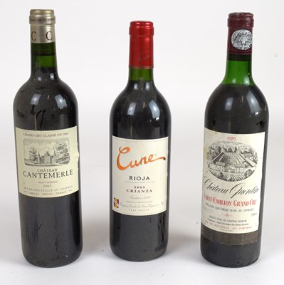 Lot 4274 - RED WINE; three mixed bottles, including...