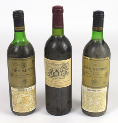 Lot 4275 - RED WINE; three mixed bottles, including...