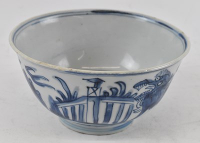 Lot 594 - A Chinese Wanli period blue and white...