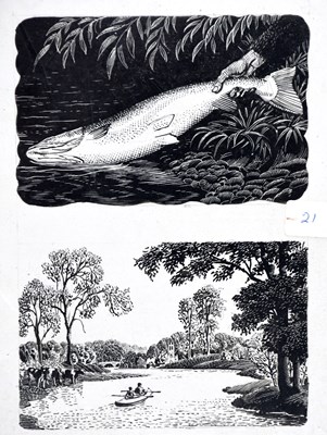 Lot 1010 - CHARLES FREDERICK TUNNICLIFFE; ink drawing,...