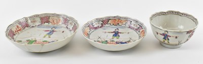 Lot 593 - Three pieces of 18th century Chinese Export...