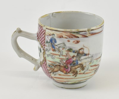 Lot 621 - An 18th century Chinese Export porcelain cup...