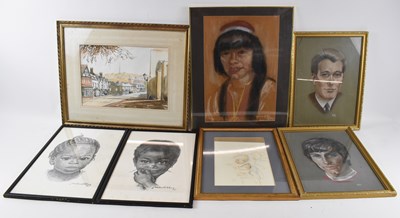 Lot 264 - A group of twelve assorted pictures and prints.