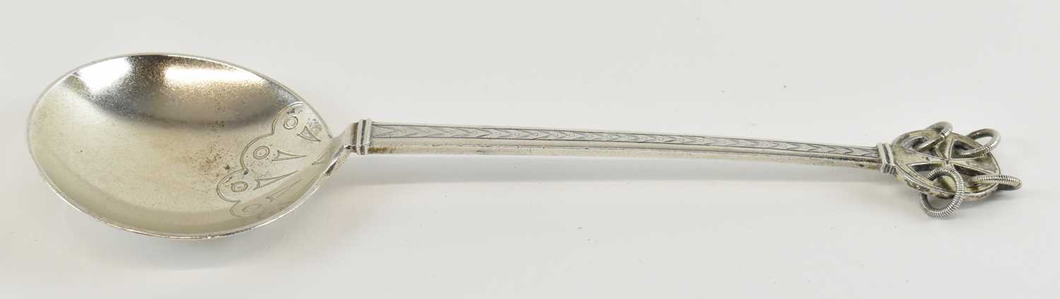 Lot 816 - An 830 grade Norwegian serving spoon, with