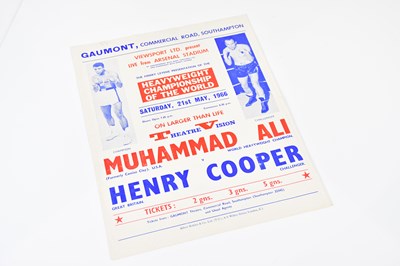 Lot 2375 - A Muhammad Ali vs Henry Cooper Heavyweight...