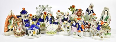 Lot 1390 - STAFFORDSHIRE; a collection on 19th century...