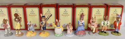 Lot 483 - ROYAL DOULTON; a group of ten boxed Bunnykins...