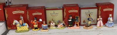 Lot 495 - ROYAL DOULTON; a group of eight boxed...