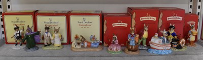 Lot 499 - ROYAL DOULTON; a group of ten boxed Bunnykins...