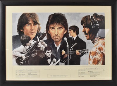 Lot 266 - A limited edition print of George Harrison,...