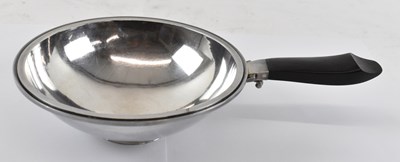 Lot 720 - GEORG JENSEN; a sterling silver circular dish...