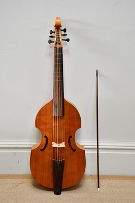 Lot 1047 - MICHAEL PLANT; a contemporary viol labelled 'A...