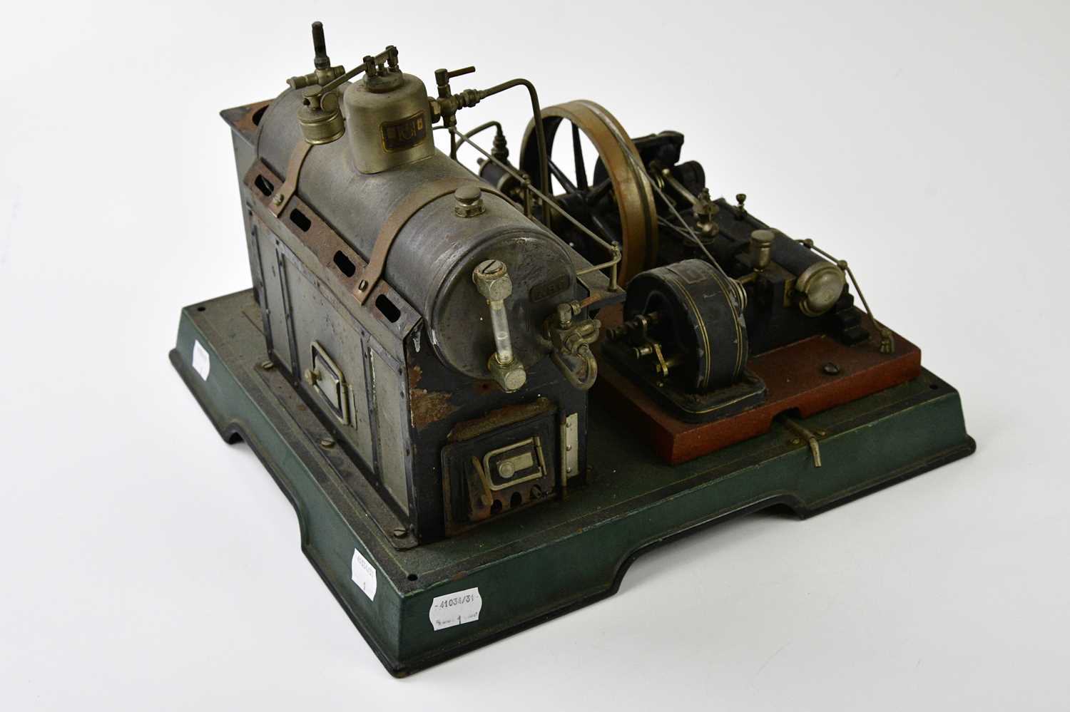 Lot 4409 - DYNAMO; a scratch built engine on metal