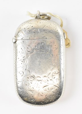 Lot 861 - A Victorian hallmarked silver vesta case with...