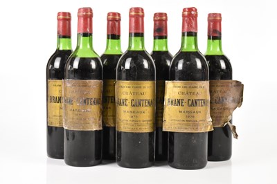 Lot 4165 - RED WINE; seven bottles Chateau Brane-Cantenac...