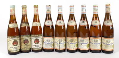 Lot 4263 - RIESLING; nine mixed bottles, including...