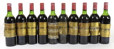 Lot 4157 - RED WINE; ten bottles Chateau Brane-Cantenac...