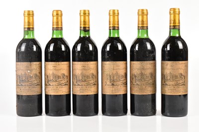 Lot 4207 - RED WINE; six bottles Chateau d'Issan Margaux...