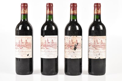 Lot 4240 - RED WINE; four bottles Chateau Cos d'Estournel...