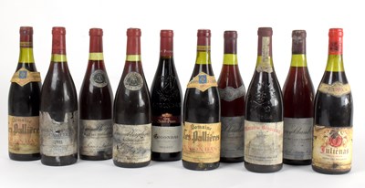 Lot 4220 - RED WINE; ten mixed bottles, including single...