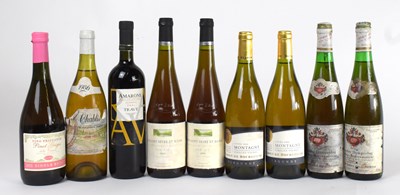 Lot 4242 - MIXED WINE; nine bottles mixed wine, including...