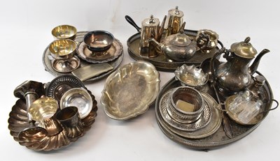 Lot 685 - A large quantity of silver plated items...