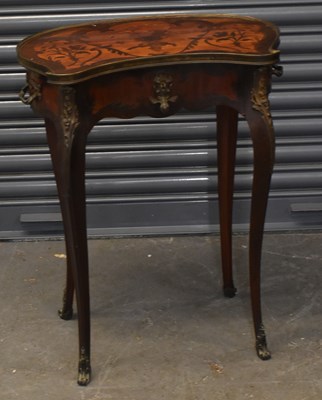 Lot 38 - A late 19th century French kingwood and...