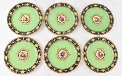 Lot 486 - ATTRIBUTED TO WILLIAM BEE FOR ROYAL WORCESTER;...