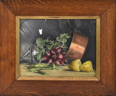 Lot 234 - UNATTRIBUTED; oil on board, still life of...