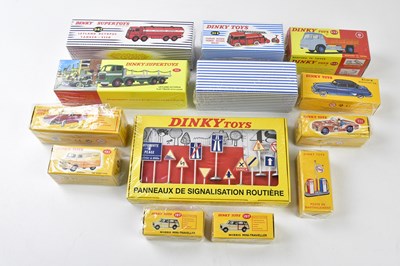 Lot 396 - DINKY TOYS; a collection of modern vehicles,...