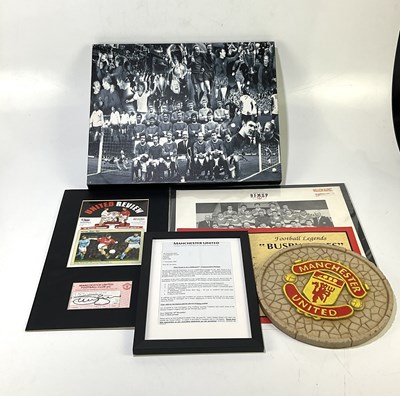 Lot 5280 - MANCHESTER UNITED; a small collection of...