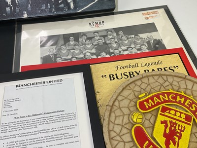 Lot 5280 - MANCHESTER UNITED; a small collection of...
