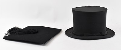 Lot 447 - BENNETT & CO; a collapsible top hat, inside...