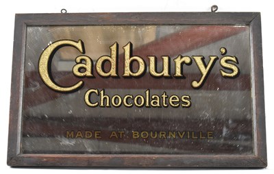 Lot 311 - A vintage Cadbury's advertising mirror, 26.5 x...