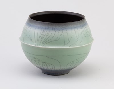 Lot 125 - DAVID JAMES WHITE (1934-2011); a porcelain...