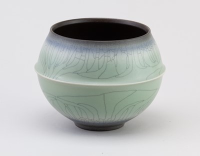 Lot 125 - DAVID JAMES WHITE (1934-2011); a porcelain...