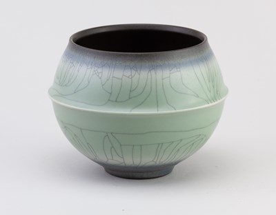 Lot 125 - DAVID JAMES WHITE (1934-2011); a porcelain...