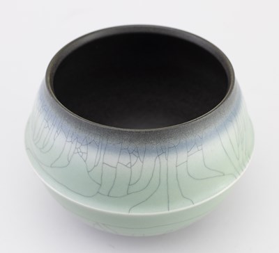 Lot 125 - DAVID JAMES WHITE (1934-2011); a porcelain...