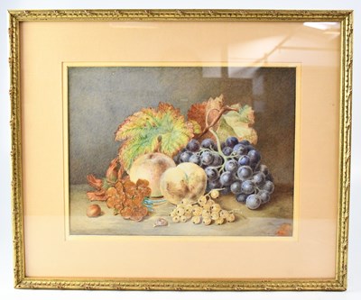 Lot 468 - OLIVER CLARE (1853-1927); watercolour, still...