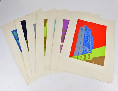 Lot 2596 - DONALD SMITH; a group of seven screen prints,...