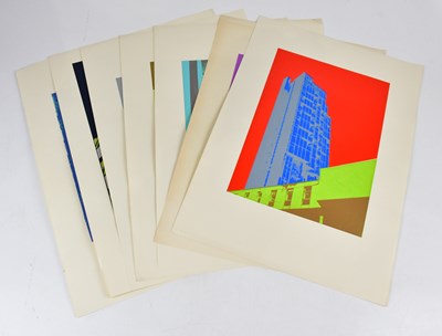 Lot 2597 - DONALD SMITH; a group of seven screen prints,...