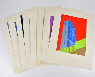 Lot 2586 - DONALD SMITH; a group of eight screen prints,...