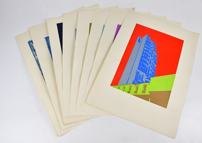 Lot 2595 - DONALD SMITH; a group of eight screen prints,...