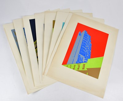 Lot 2592 - DONALD SMITH; a group of eight screen prints,...