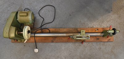 Lot 149 - NU-TOOLS; a twelve inch five speed wood lathe,...