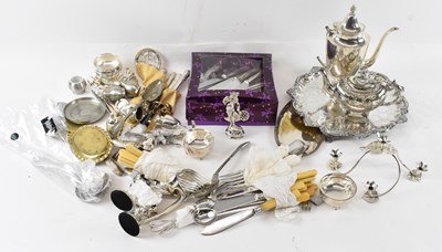 Lot 700 - A large quantity of silver plated items...