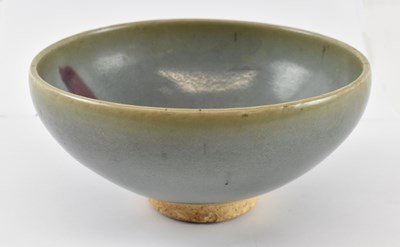 Lot 589 - A Chinese Ming style stoneware bowl, with...